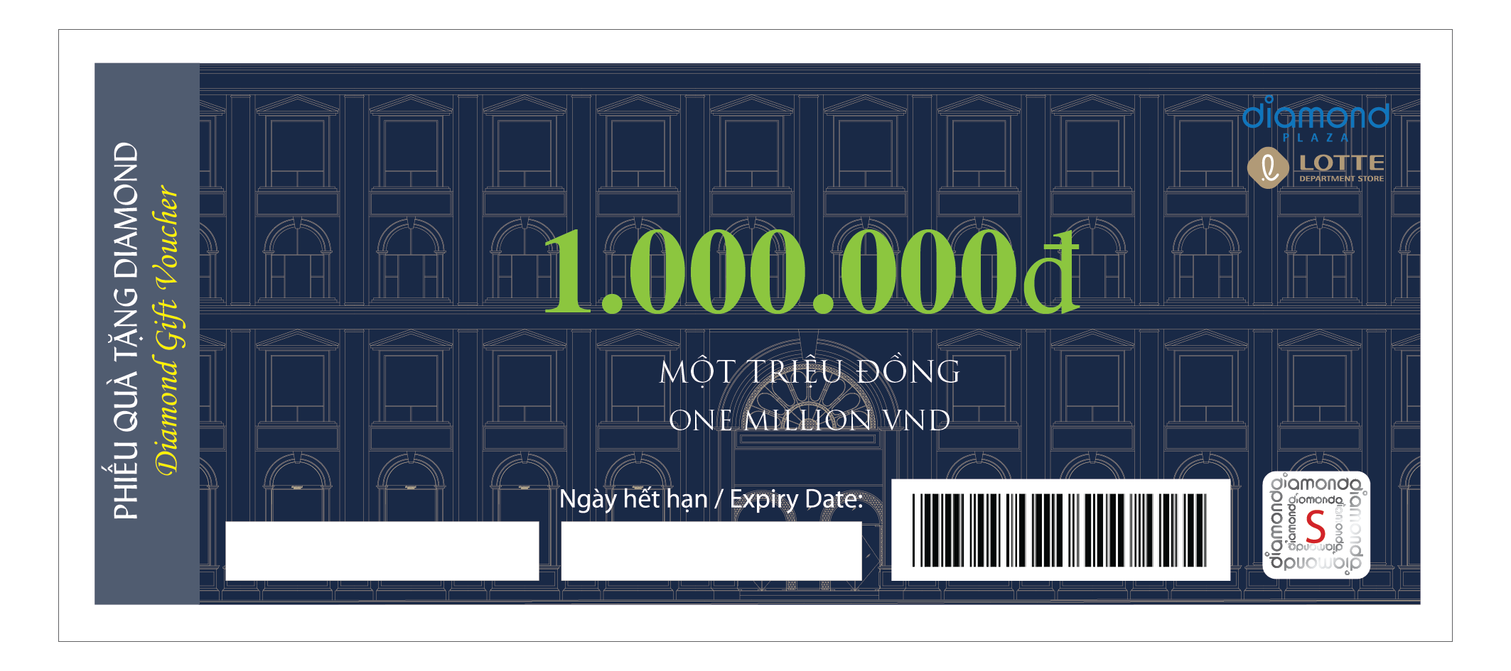 Diamond Gift Voucher 1.000.000 VND