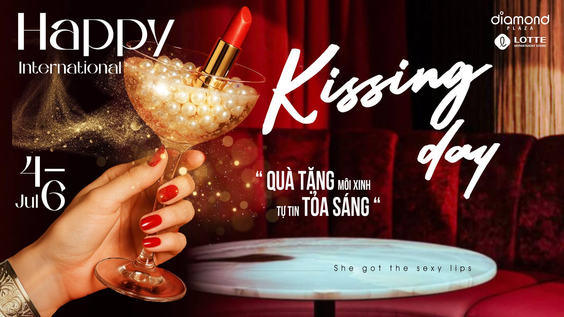 KISSING DAY – MÔI XINH TỎA SÁNG
