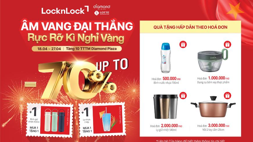 SUPER SALE LÊN ĐẾN 70% CÙNG LOCKnLOCK