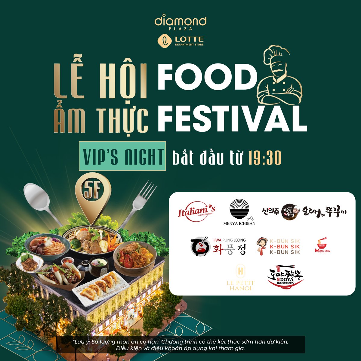 Lễ Hội Ẩm Thực “DREAMS LAND GALA”