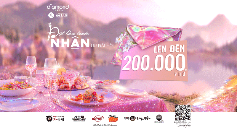 ĐẶT BÀN TRƯỚC, NHẬN ƯU ĐÃI HỜI LÊN ĐẾN 200.000 VNĐ (*)