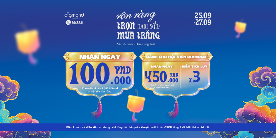 RỘN RÀNG MUA SẮM TRỌN MÙA TRĂNG
